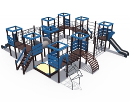 Игровой комплекс Геометрия с песочницей Н-1200 ДИО 09050, фото 2