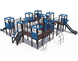 Игровой комплекс Геометрия с песочницей Н-1200 ДИО 09050, фото 1