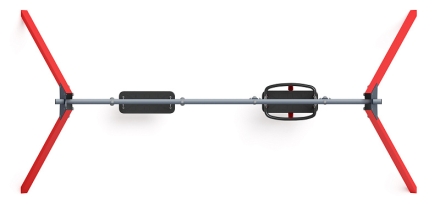 Качели двойные М2 - ИО 12.М.03.04.03-01, фото 5