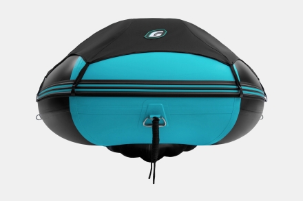 Gladiator E 450 PRO AIR черно-бирюзовый моторная лодка ПВХ, фото 7