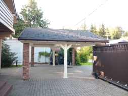 Навес для машин ЮТОН Несущий каркас, фото 2