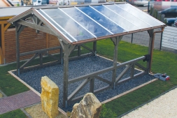 Навес под машину ПЕТРОВСКИЙ Несущий каркас, фото 2