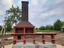 Печь Аристократ 730 S Прямоугольный кирпич микс коричневого с желтым Печь Аристократ 730 S Прямоугольный кирпич микс коричневого с желтым