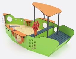 Песочный дворик Кораблик BB-08.05 для детской площадки, фото 3