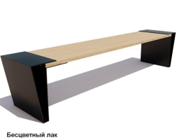 Скамейка уличная Мегаполис, Лиственница 0,6 м, фото 2