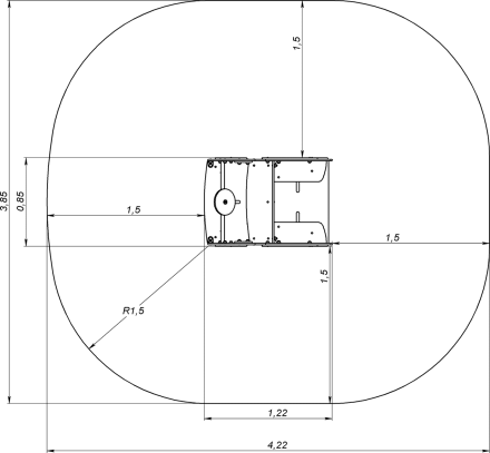 Игровой макет Пожарная машинка ДС012 для детской площадки , фото 4