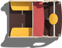 Игровой макет Пожарная машинка ДС012 для детской площадки , фото 3 Игровой макет Пожарная машинка ДС012 для детской площадки , фото 3