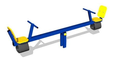 Качели балансир Сток ЗНКЧ 055 для детской площадки, фото 1
