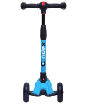 Самокат 3-колесный Stark 3D, 135/90 мм, синий