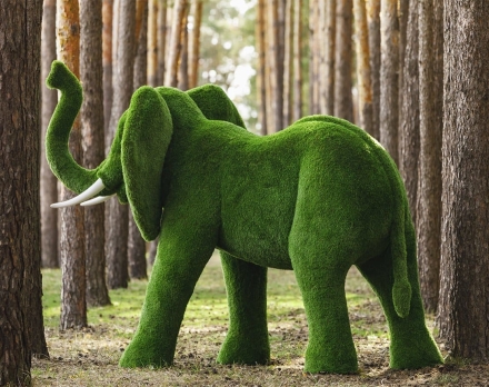 Топиари слон Барон - газон Premium, фото 3