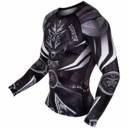 Рашгард Venum Gladiator 3.0 Black/White L/S, фото 2