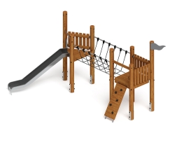 Игровой комплекс (лиственница темный) ДИК 2.24.05-Л.02.И1.01, фото 1