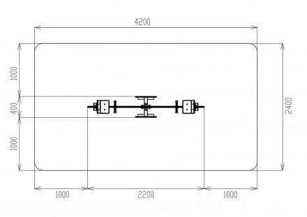 Качалка балансир со спинкой - ИО 21.Д.14.01 - Космопорт, фото 6