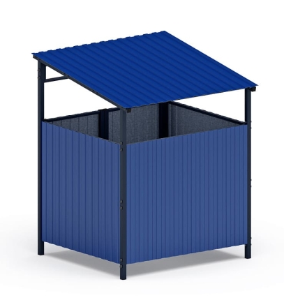 Навес контейнерной площадки для мусора (1 секция) МФ 55.02.02.1-03, фото 3