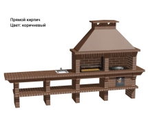 Печь Аристократ 730 S Прямоугольный кирпич желтый Печь Аристократ 730 S Прямоугольный кирпич желтый