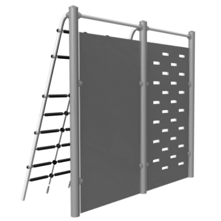 Элемент полосы препятствий Стенка с сеткой, фото 1