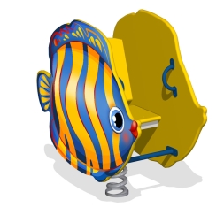 Качалка на пружине Рыбка КБ-25Х для игровой площадки, фото 1