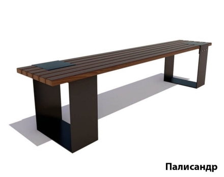 Парковая скамейка Цюрих, Лиственница 3 м , фото 4