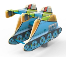 Качели на пружине «Танк», паттерн "Фэнтази" КЧ052.02 Качели на пружине «Танк», паттерн "Фэнтази" КЧ052.02