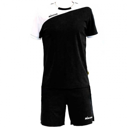 Форма волейб. муж. &quot;MIKASA&quot;, арт. MT351-046-XS, р. XS, 100% полиэстер, черно-белый, фото 1