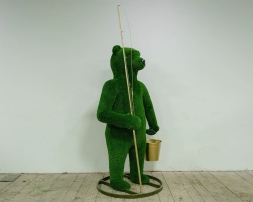 Топиари медведь Михайло рыбак - газон Eco, фото 2