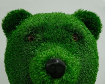 Топиари медведь Михайло рыбак - газон Eco