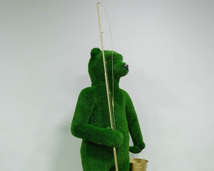 Топиари медведь Михайло рыбак - газон Eco, фото 4