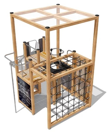 Игровой комплекс Эко Кубус VST 4508/1 для детской площадки, фото 2