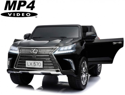 Детский электромобиль Lexus LX570 4WD MP4 - DK-LX570-BLACK-PAINT-MP4, фото 1