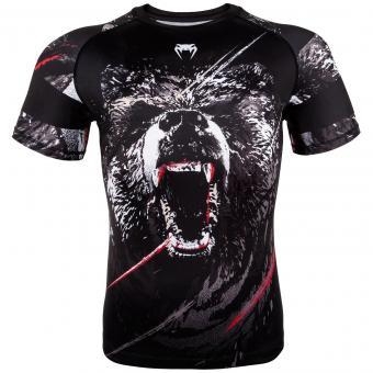 Рашгард Venum Grizzli Black/White S/S, фото 1