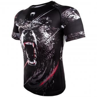 Рашгард Venum Grizzli Black/White S/S, фото 2