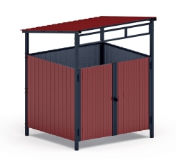 Навес контейнерной площадки для мусора (1 секция) МФ 55.02.02.1-04, фото 1