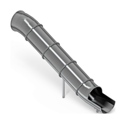 Горка тоннельная прямая 2000 нержавеющая сталь SNSР 2000.764, фото 2