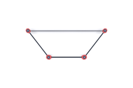 Мишень на стойках квадратная для тестирования инвалидов и лиц с ОВЗ, фото 3
