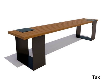 Парковая скамейка Цюрих, Лиственница 2,5 , фото 3