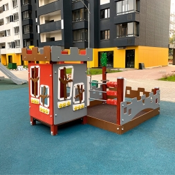 Песочный дворик ВСТ 5132 для детской площадки, фото 3