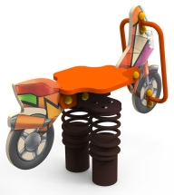 Качели на пружине «Мотоцикл», паттерн "Этник" КЧ055.00.01 Качели на пружине «Мотоцикл», паттерн "Этник" КЧ055.00.01