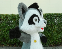 Топиари енот Ролс - газон Eco