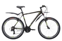 Велосипед Stark'18 Hunter 26.2 V чёрный/тёмно-серый/зелёный 20"