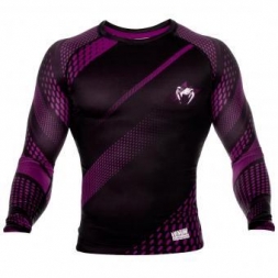 Рашгард Venum Rapid Black/Purple L/S, фото 1