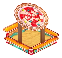 Песочница с навесом Ромашка (Пряничный домик) - ИО 5.01.16-03, фото 2