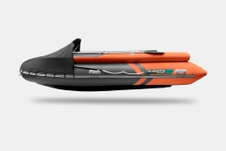 GLADIATOR E 420 X Expedition Оранжево-темносерый моторная лодка ПВХ, фото 7