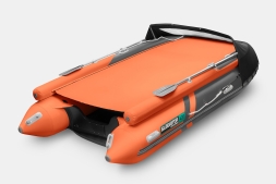GLADIATOR E 420 X Expedition Оранжево-темносерый моторная лодка ПВХ, фото 3