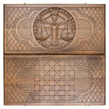 Нарды резные "Зодиак Весы", Ustyan