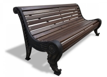 Скамейка уличная Парковая, Сосна 2,0 м Скамейка уличная Парковая, Сосна 2,0 м