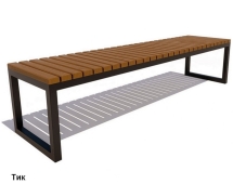 Скамейка уличная Нео, Лиственница 2 м Скамейка уличная Нео, Лиственница 2 м
