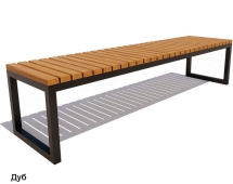 Скамейка уличная Нео, Лиственница 2 м Скамейка уличная Нео, Лиственница 2 м