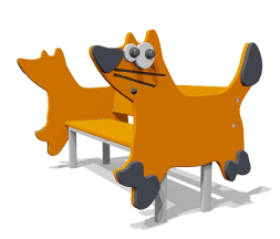 Скамейка детская Лисичка ВСТ 5291 для игровой площадки