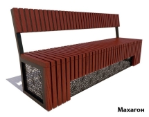 Парковая скамейка Восток, 2 м Ангарская сосна Парковая скамейка Восток, 2 м Ангарская сосна