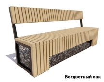 Парковая скамейка Восток, 2 м Ангарская сосна Парковая скамейка Восток, 2 м Ангарская сосна